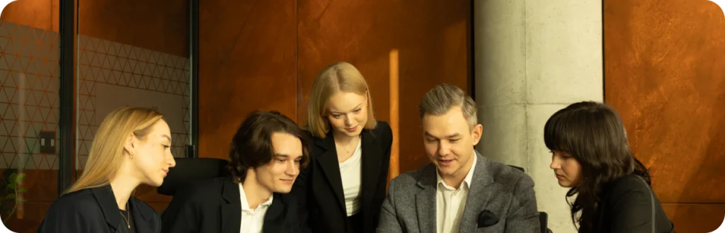 Zespół Performance Digital na spotkaniu